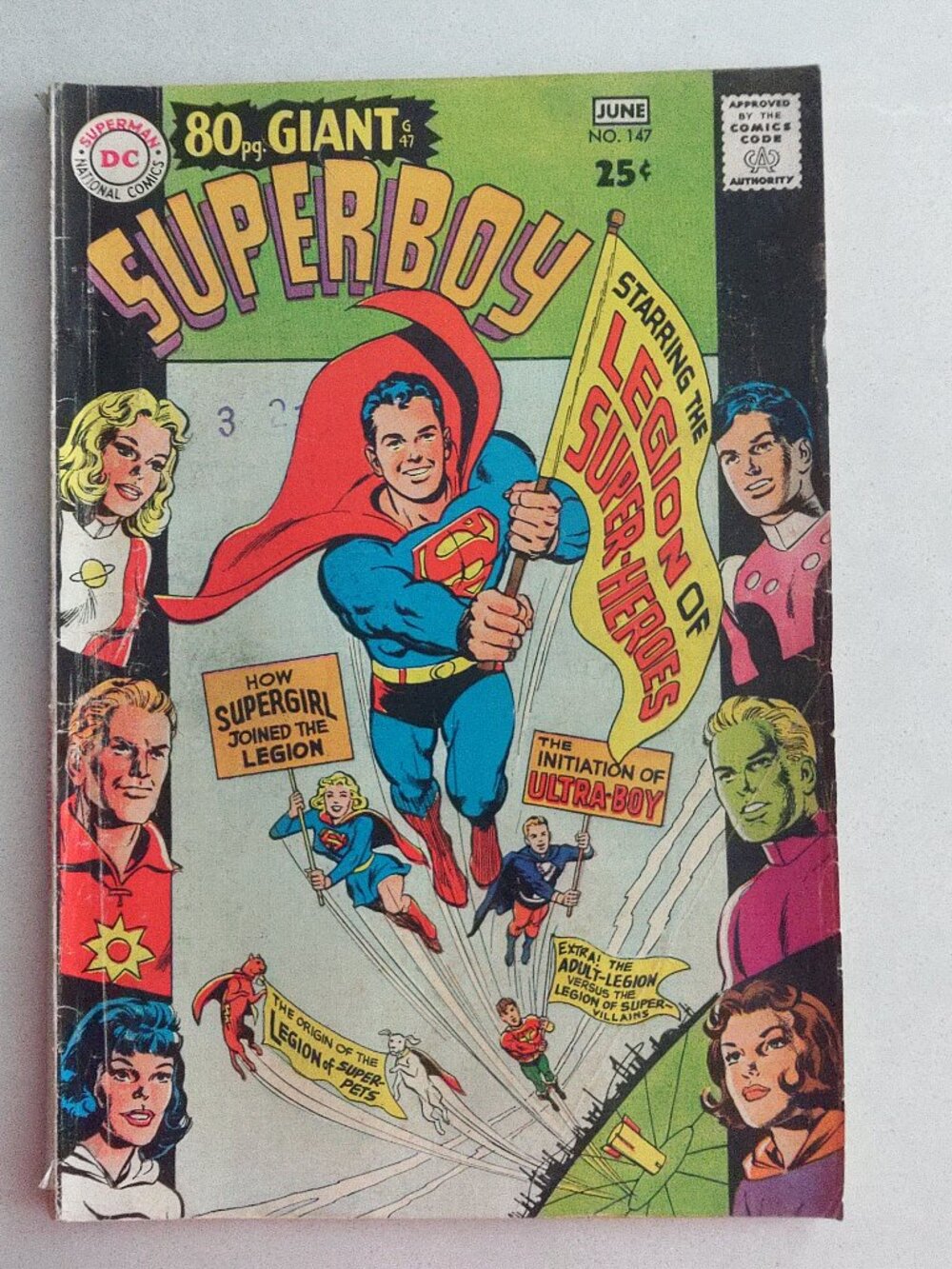 Superboy #147 - 80 Page Giant published in 1968